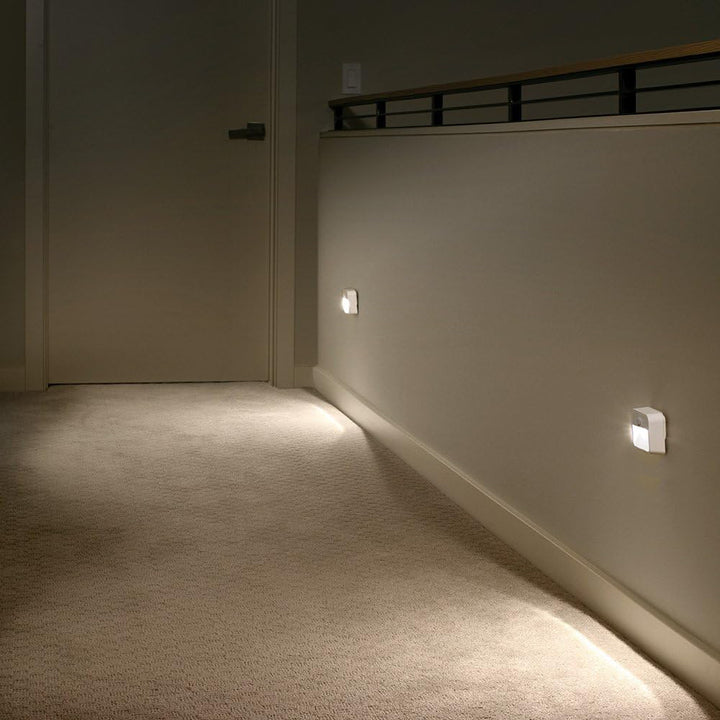 Maclean LED traplamp, met bewegingssensor, temp. 4000K, 4 LED's, Bereik 3-4m, MCE363, 4 stuks