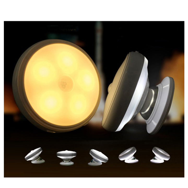 Maclean - LED lamp met bewegingssensor, magneet, achtergrondverlichting, lichtstanden: continu, PIR sensor, 3xAA, MCE223, 2 stuks