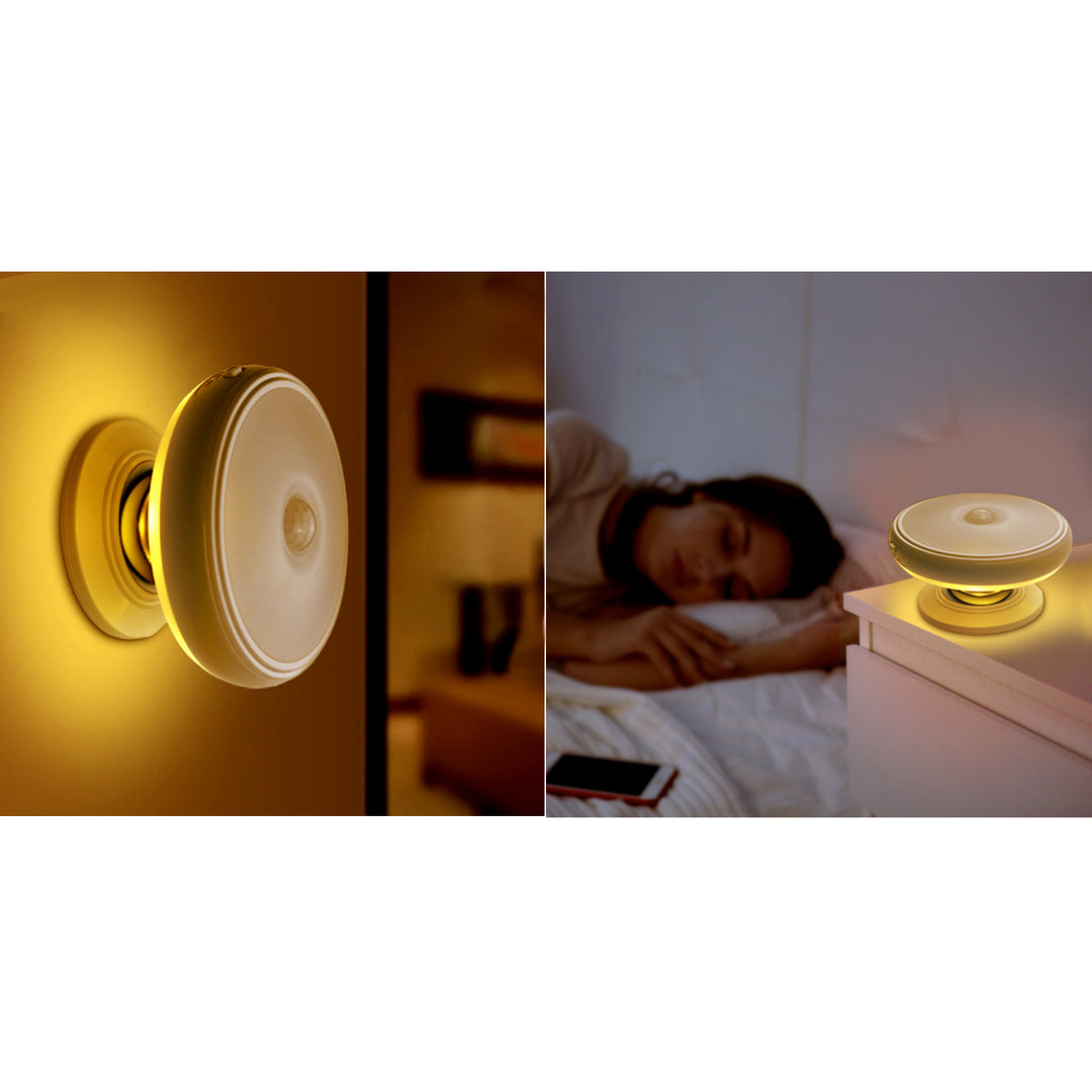 Maclean - LED lamp met bewegingssensor, magneet, achtergrondverlichting, lichtstanden: continu, PIR sensor, 3xAA, MCE223, 2 stuks