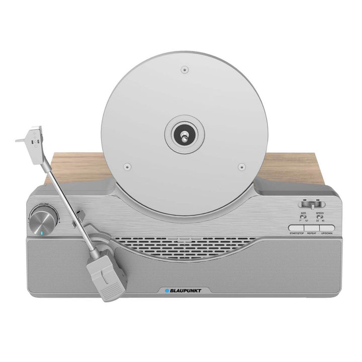 Blaupunkt Verticale Platenspeler, Bluetooth, 2x5W RMS, zilver, VT100SL