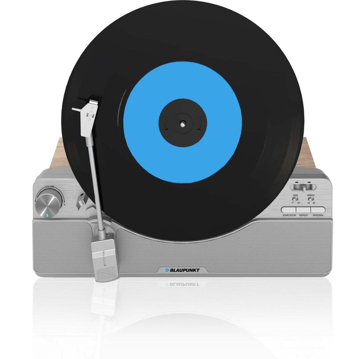 Blaupunkt Verticale Platenspeler, Bluetooth, 2x5W RMS, zilver, VT100SL