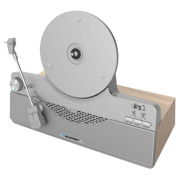 Blaupunkt Verticale Platenspeler, Bluetooth, 2x5W RMS, zilver, VT100SL