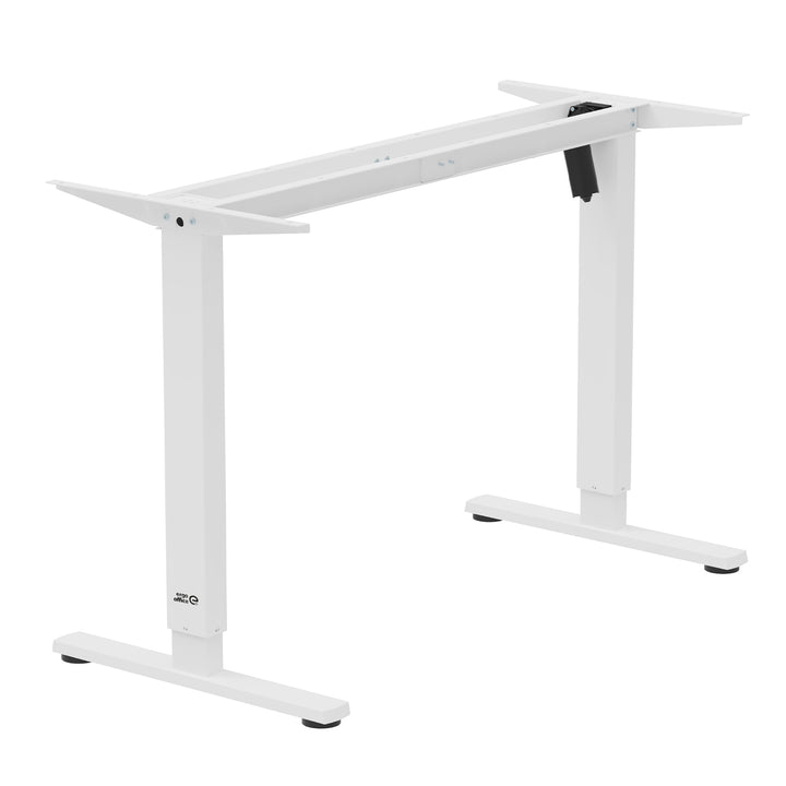 In hoogte verstelbaar elektrisch bureau , max. hoogte 1160mm, max - 80 kg, zonder tafelblad, wit, ER-400 W