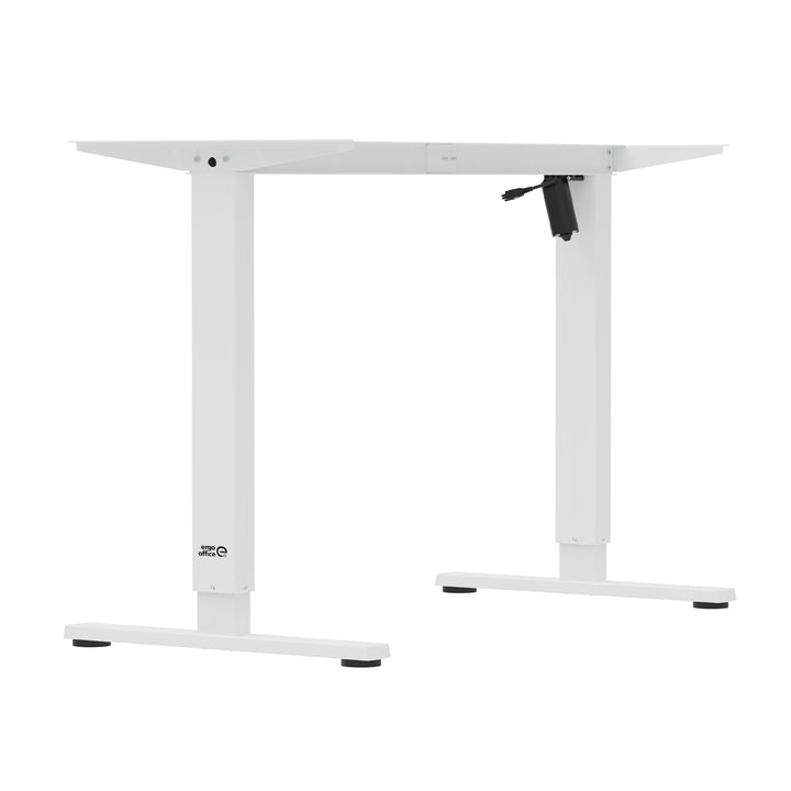 In hoogte verstelbaar elektrisch bureau , max. hoogte 1160mm, max - 80 kg, zonder tafelblad, wit, ER-400 W
