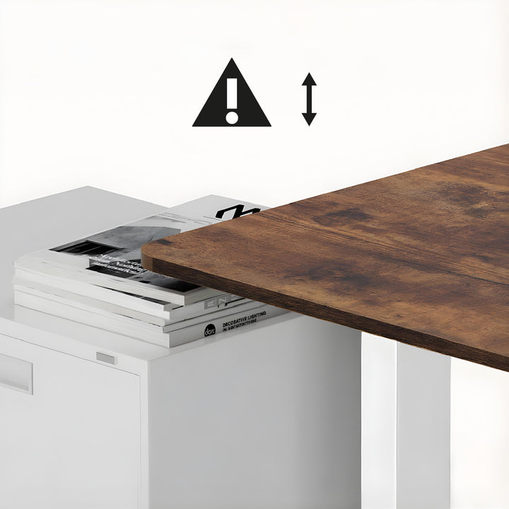 In hoogte verstelbaar elektrisch bureau , max. hoogte 1160mm, max - 80 kg, zonder tafelblad, wit, ER-400 W