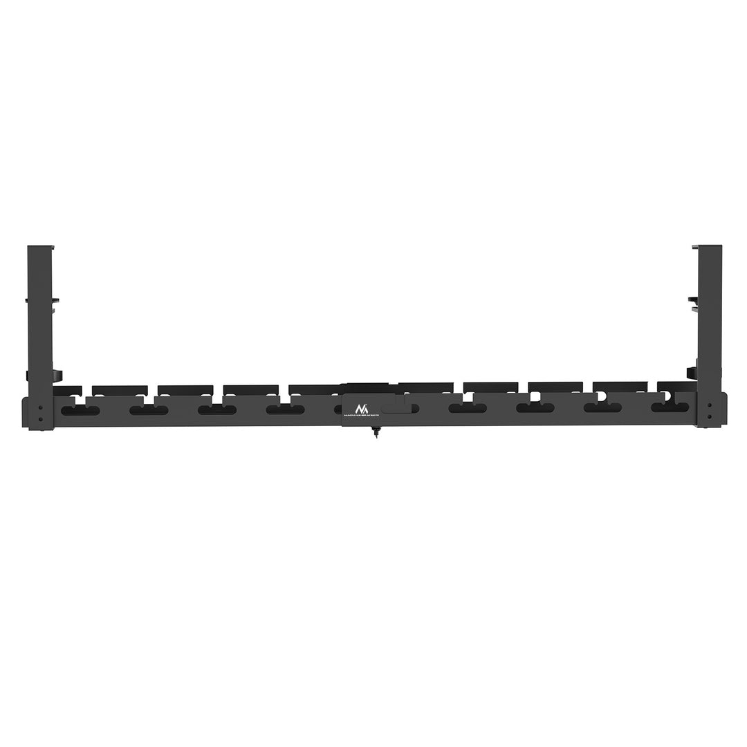Maclean kabelopbergsysteem voor onder het bureau, max. belasting 5kg, max. 728 mm, zwart, MC-103 B