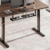 Maclean kabelopbergsysteem voor onder het bureau, max. belasting 5kg, max. 728 mm, zwart, MC-103 B