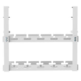 Maclean kabelopbergsysteem voor onder het bureau, max. belasting 5kg, 2 niveaus, wit, MC-104 W