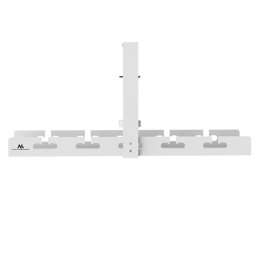 Maclean kabelopbergsysteem voor onder het bureau, max. belasting 5kg, wit, MC-105 W