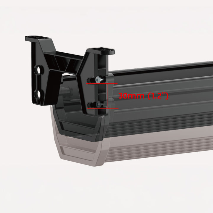 Maclean kabelopbergsysteem voor onder het bureau, max. belasting 5 kg, wit, MC-106 W