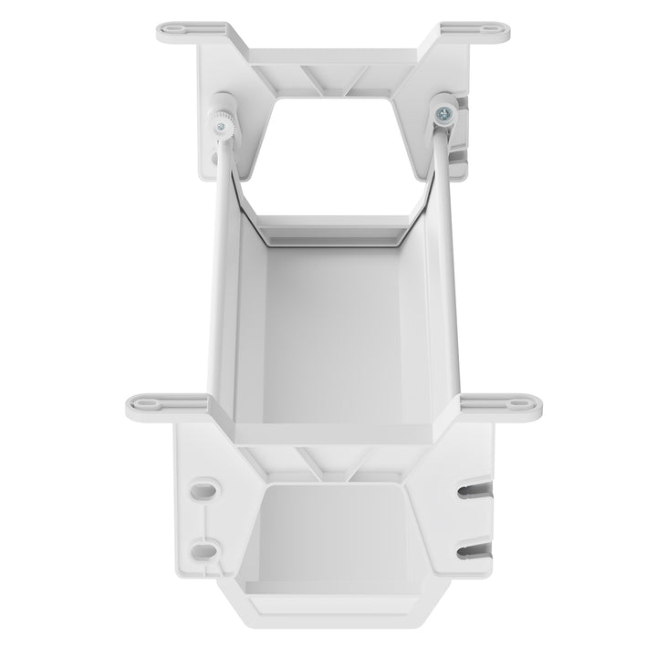 Maclean kabelopbergsysteem voor onder het bureau, max. belasting 5 kg, wit, MC-106 W