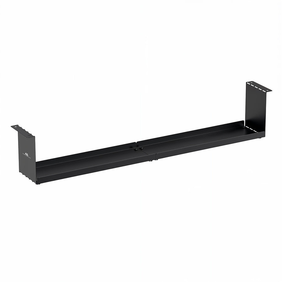 Maclean compacte kabelgoot voor onder het bureau, max. belasting 5kg, zwart, MC-107 B