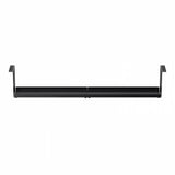 Maclean compacte kabelgoot voor onder het bureau, max. belasting 5kg, zwart, MC-107 B