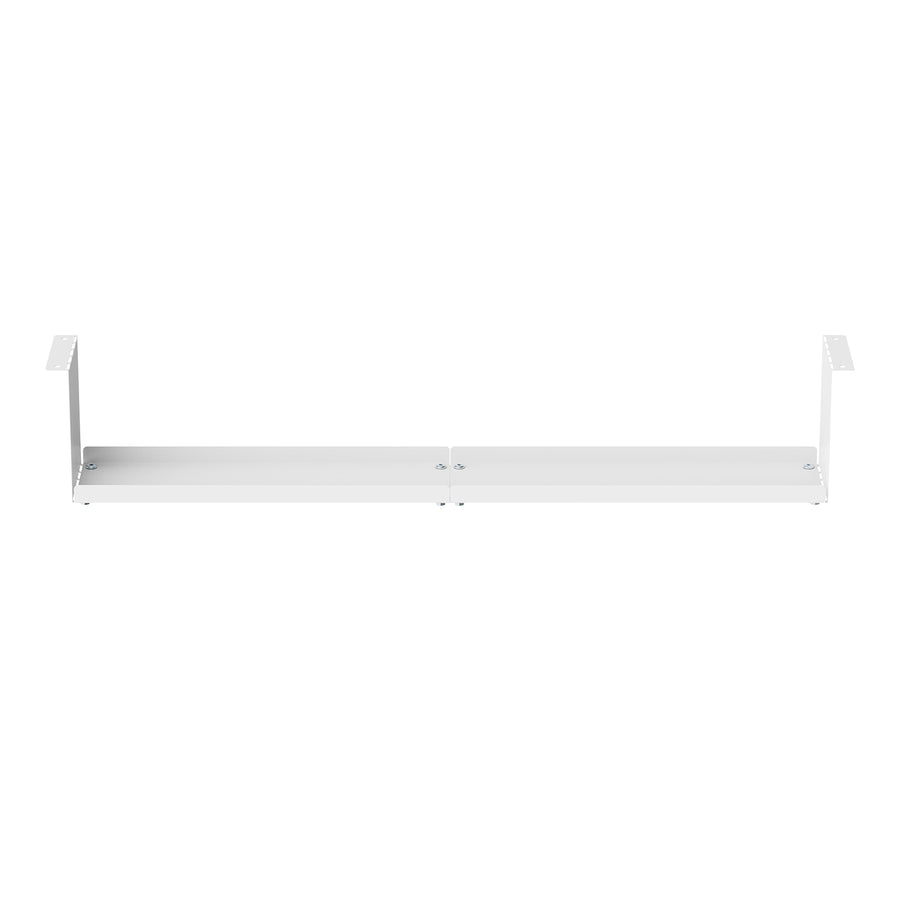 Maclean compacte kabelgoot voor onder het bureau, max. belasting 5 kg, wit, MC-107 W