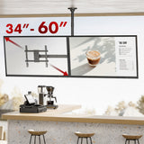 Maclean plafondbeugel voor twee TV's, max. belasting 2x40kg, 34-60", max VESA 600x400, MC-111 B