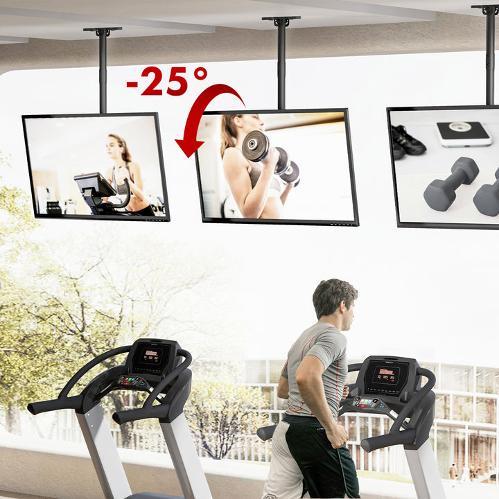 Plafondbeugel voor Maclean TV, max. belasting 60kg, 43-86", max VESA 600x400, MC-112 B
