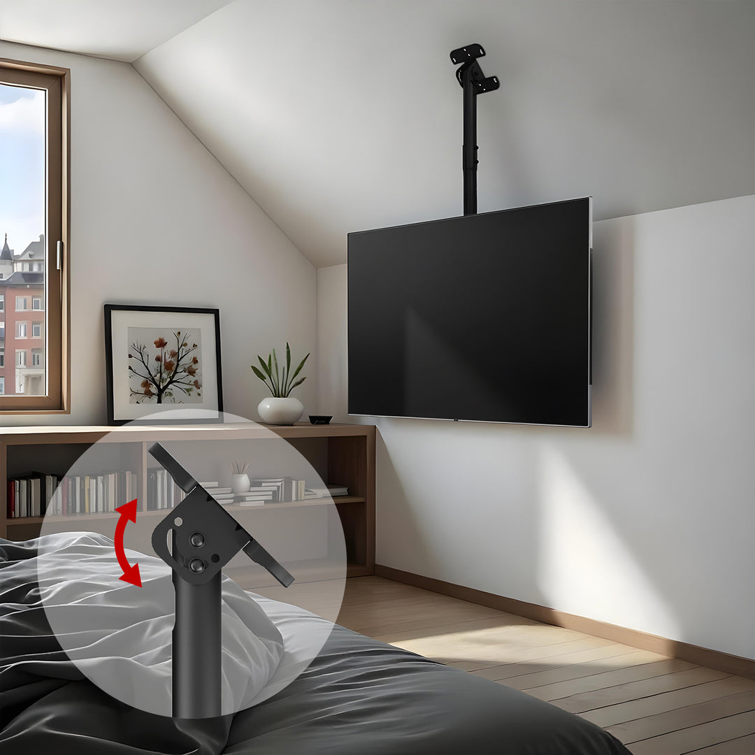 Plafondbeugel voor Maclean TV, max. belasting 60kg, 43-86", max VESA 600x400, MC-112 B