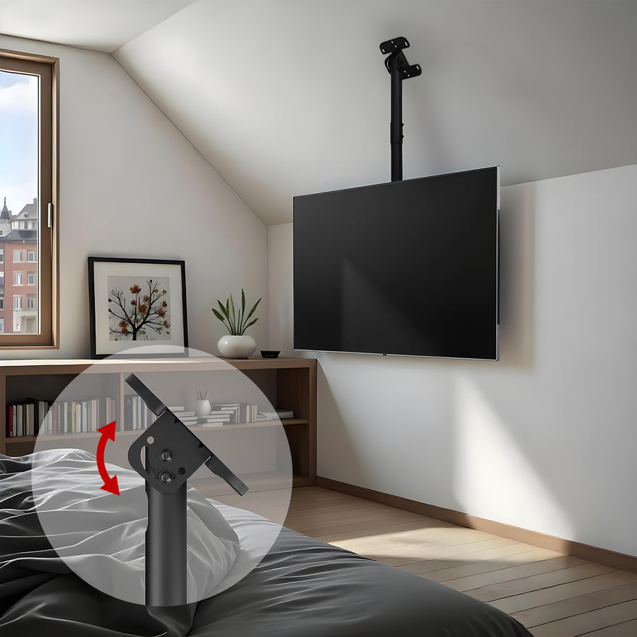 Plafondbeugel voor Maclean TV, max. belasting 60kg, 43-86", max VESA 600x400, MC-112 B