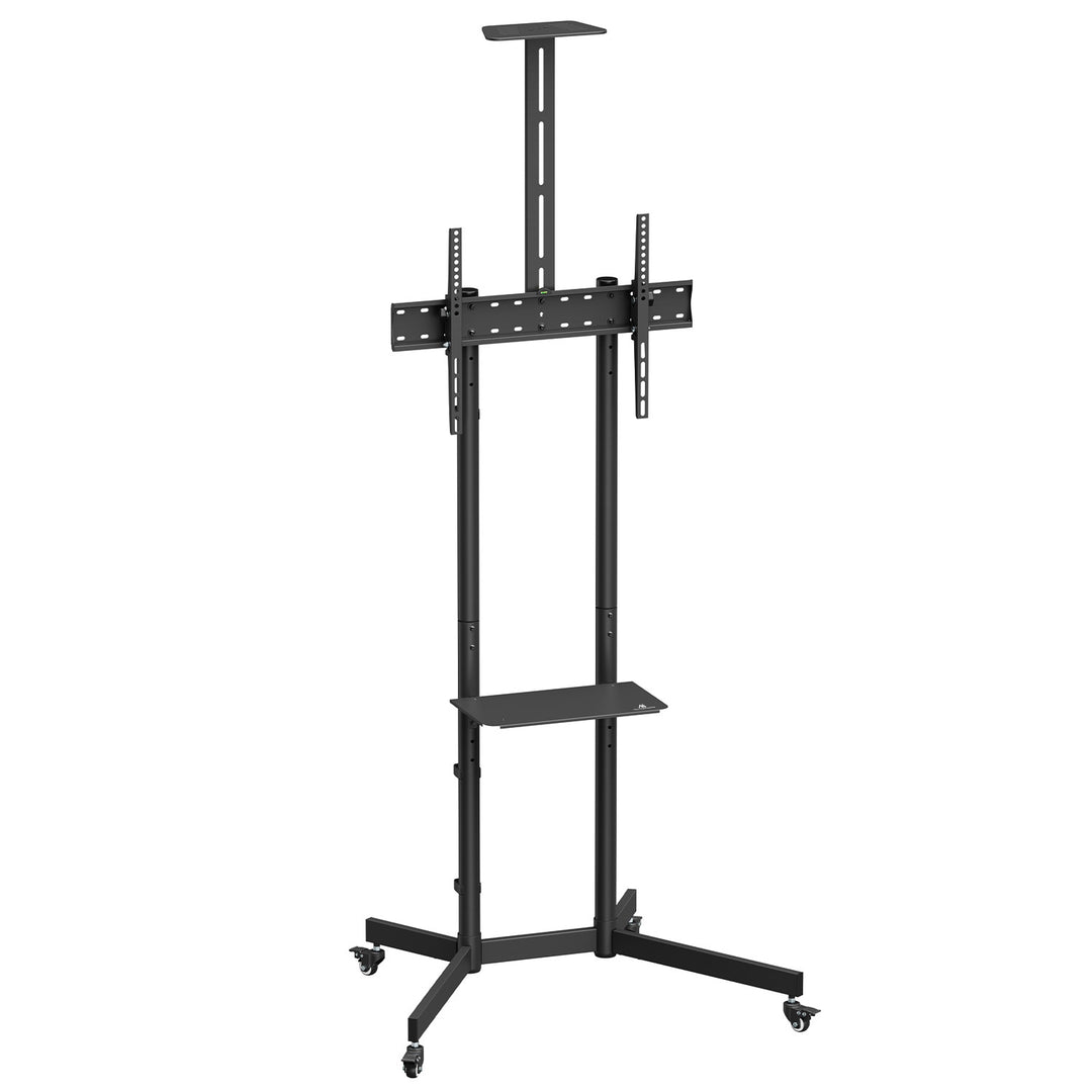 Maclean TV-standaard / trolley, camera plank, op wielen, 37-70", max. belasting 45kg/5kg plank, max. VESA 600x400, MC-113 B
