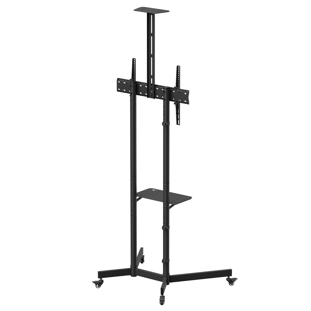 Maclean TV-standaard / trolley, camera plank, op wielen, 37-70", max. belasting 45kg/5kg plank, max. VESA 600x400, MC-113 B