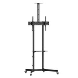 Maclean TV-standaard / trolley, camera plank, op wielen, 37-70", max. belasting 45kg/5kg plank, max. VESA 600x400, MC-113 B