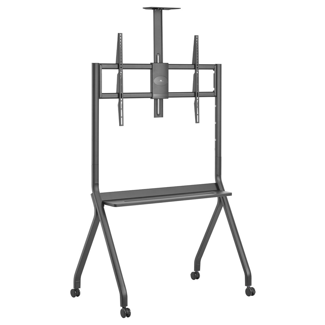 Maclean TV-standaard / trolley, camera plank, op wielen, 55-100", max. belasting 120kg/10kg plank, max. VESA 900x600, zwart, MC-114 B