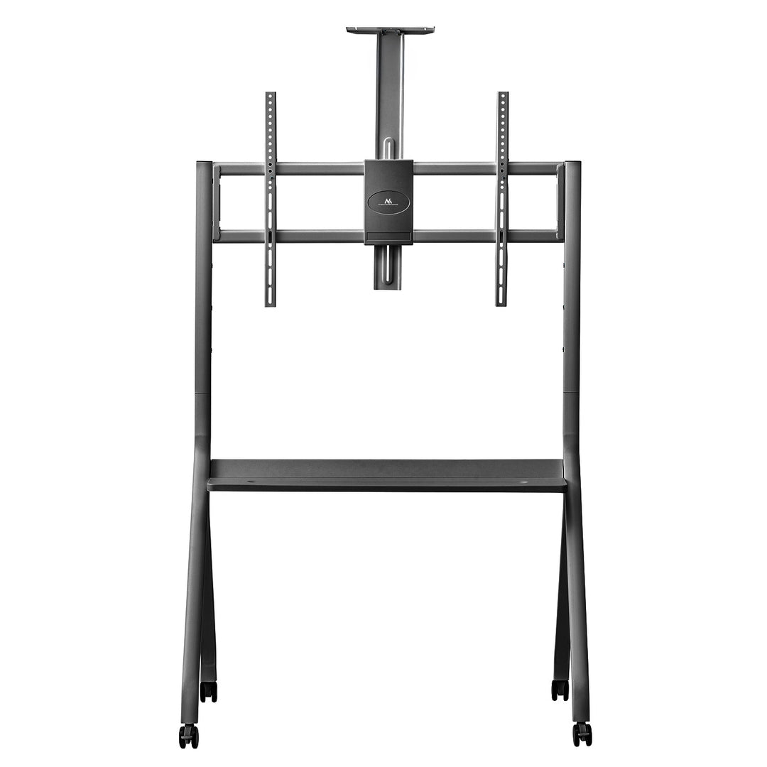 Maclean TV-standaard / trolley, camera plank, op wielen, 55-100", max. belasting 120kg/10kg plank, max. VESA 900x600, zwart, MC-114 B