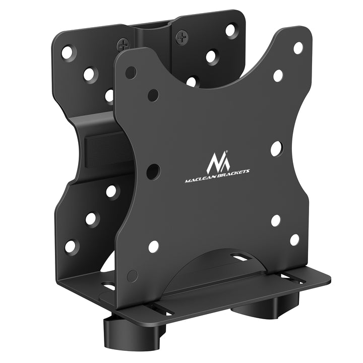 Maclean mini-computersteun - PC houder - 17-70 mm bereik, VESA-compatibel, maximale belasting 5 kg, zwart, MC-115 B