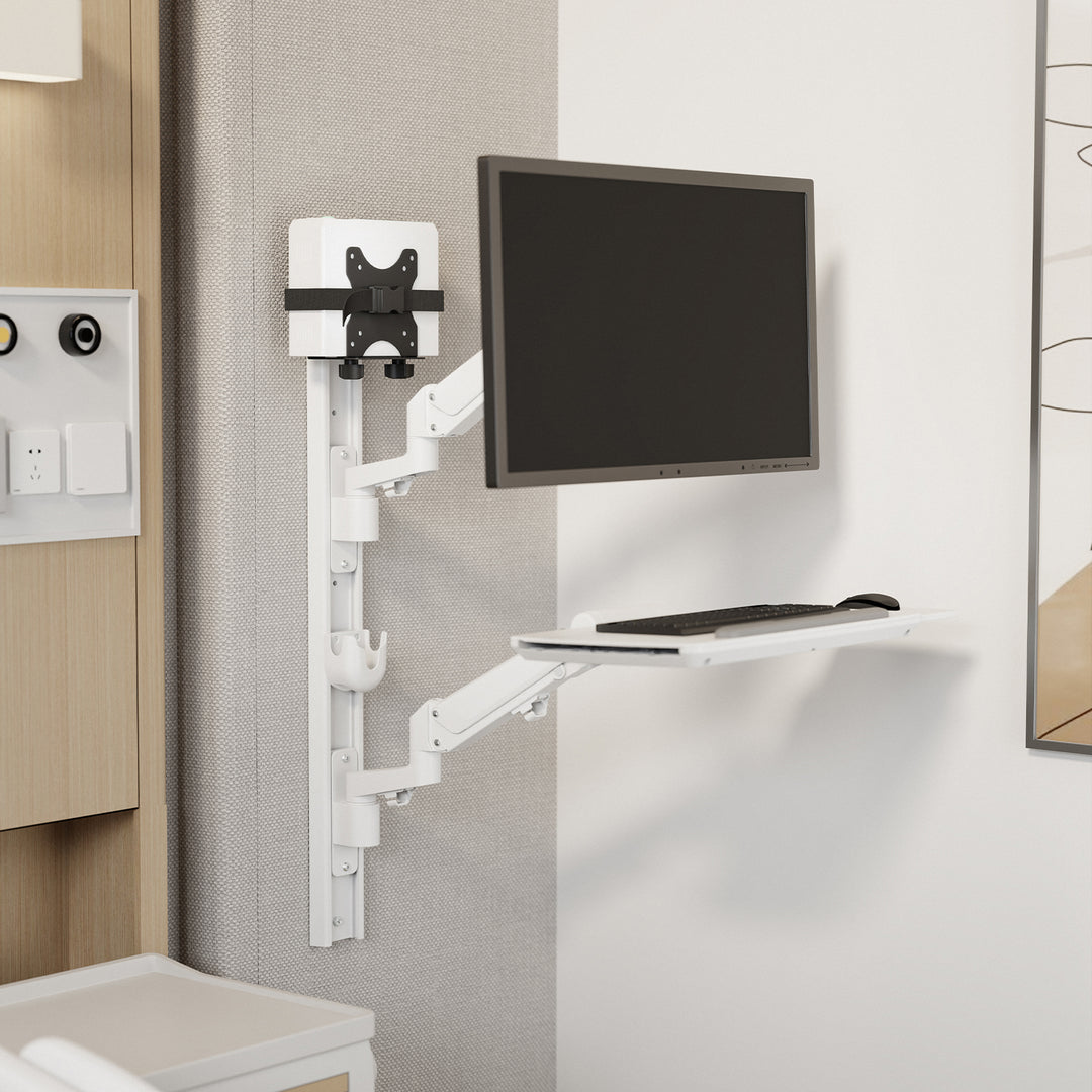 Maclean mini-computersteun - PC houder - 17-70 mm bereik, VESA-compatibel, maximale belasting 5 kg, zwart, MC-115 B