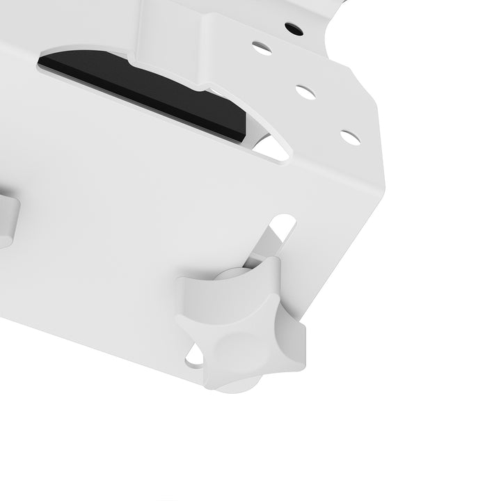 Maclean - mini-computersteun - PC-houder -17-70 mm bereik, VESA-compatibel, maximale belasting 5 kg, wit, MC-115 W