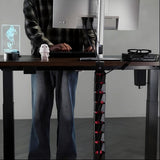 Nano RS bureaukabelopberger / kabelrooster, 1345mm, zwart en rood, RS125