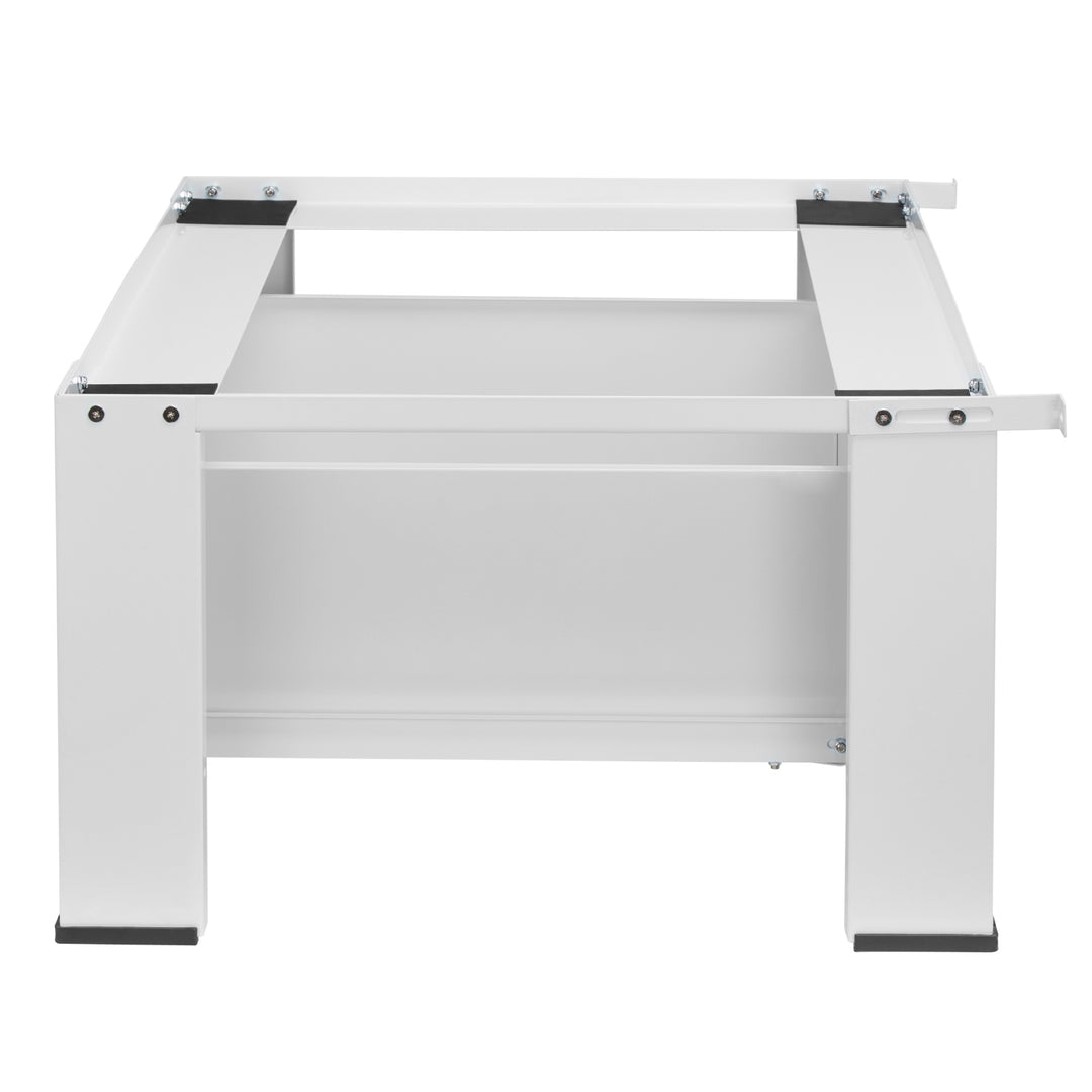 Sokkel voor wasmachine/droger met lade Maclean, max. belasting 150kg, wit, MC-117 W