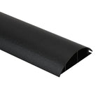 Maclean aluminium kabelafdekstrip, 62x20x750mm, zwart, MC-814 B
