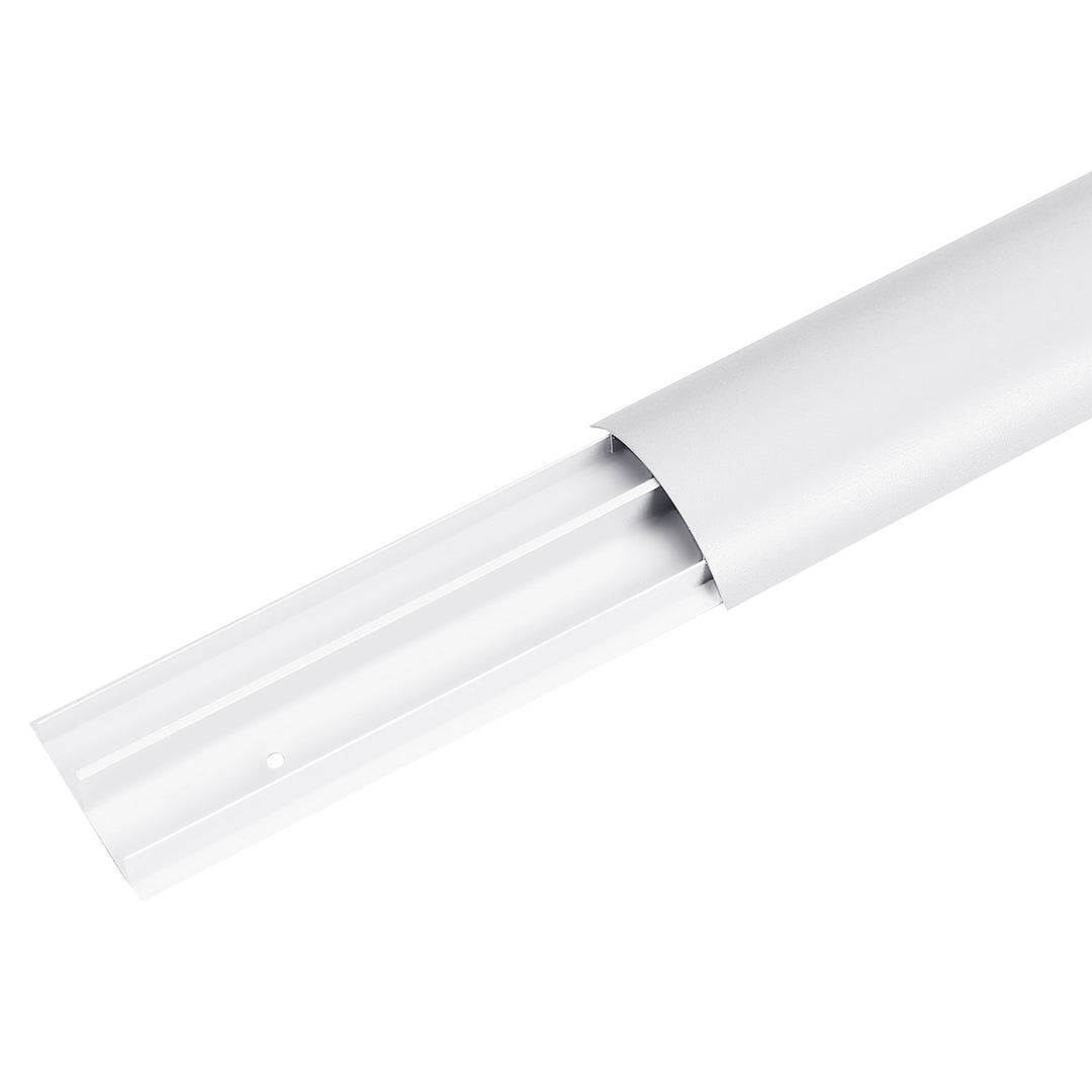 Maclean aluminium kabelafdekstrip, 62x20x750mm, wit, MC-814 W