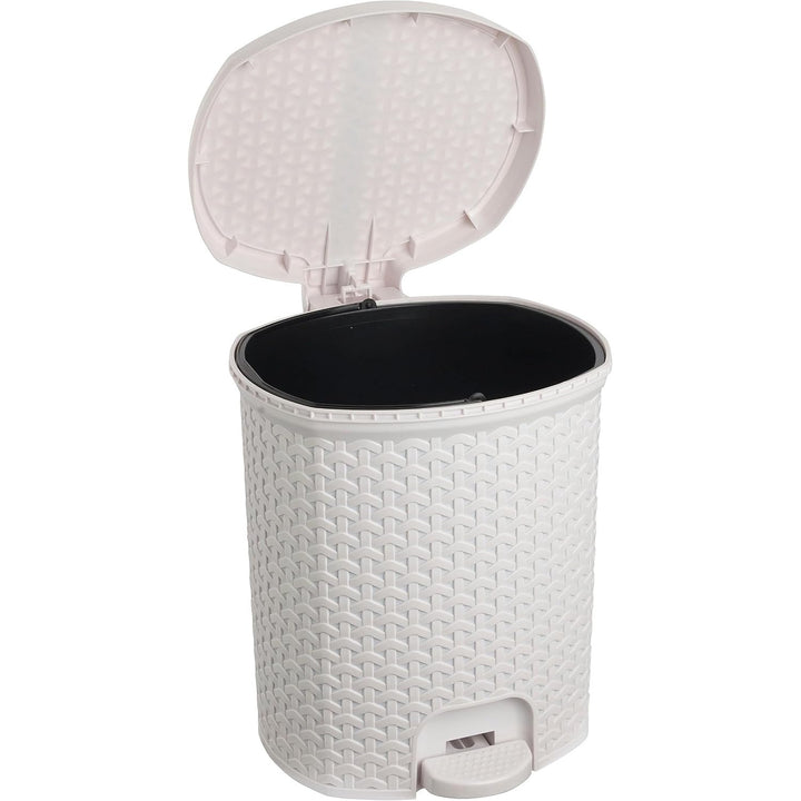Keeeper afvalbak, met pedaal, 11 L, wit, Tjark
