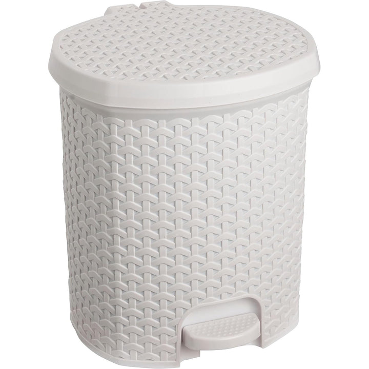 Keeeper afvalbak, met pedaal, 11 L, wit, Tjark