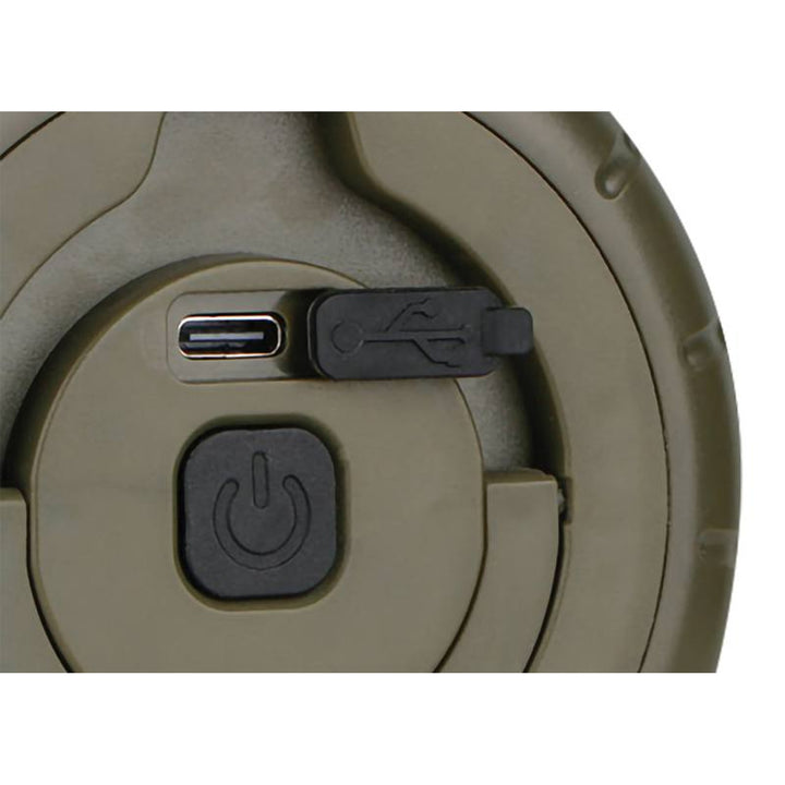 LTC intrekbare lichtslinger 8m SMD 30 5W 500lm 3000K batterij 1800mAh USB-C IP54