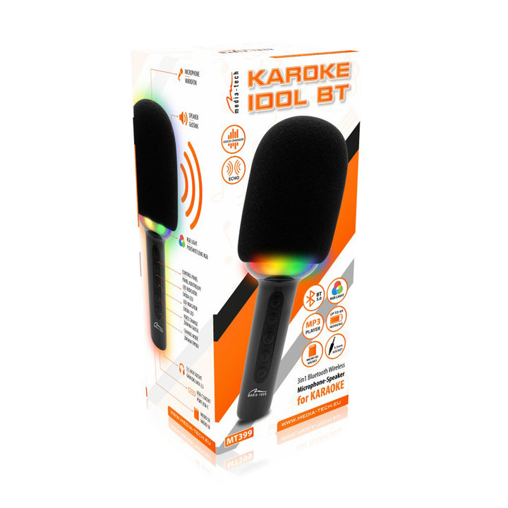 Karaokemicrofoon met Bluetooth-luidspreker KARAOKE IDOL BT Media-Tech MT399