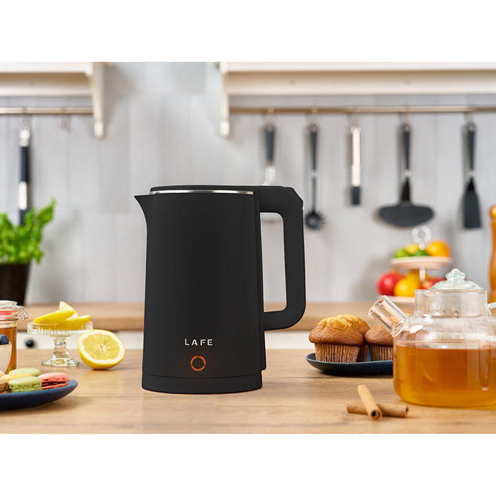 Lafe waterkoker, dubbelwandig, 1800W 1,8L, dubbelwandig