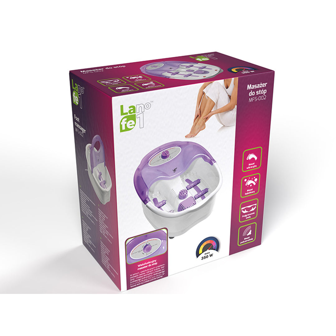 Lafe voetmassageapparaat, vibrerend, bubbelmassage, 350 W, MFS002