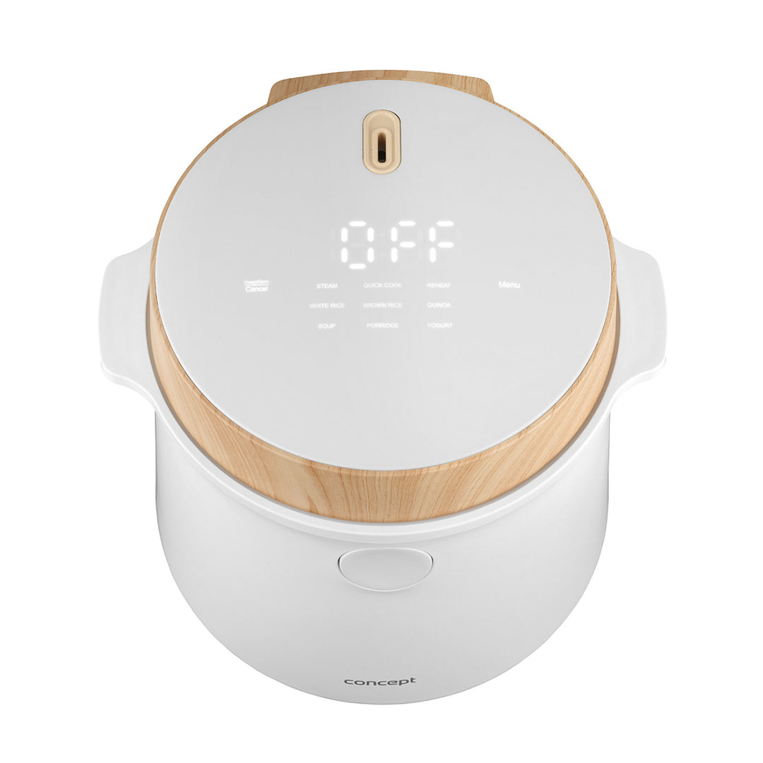 Concept rijstkoker, 9 programma's, LED-display, 1,5 l, wit, RE3030