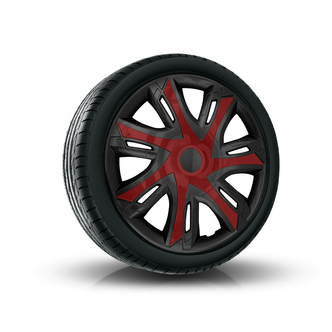 NRM N-Power bicolor zwart en bordeaux universele wieldop 14'' 1 st.