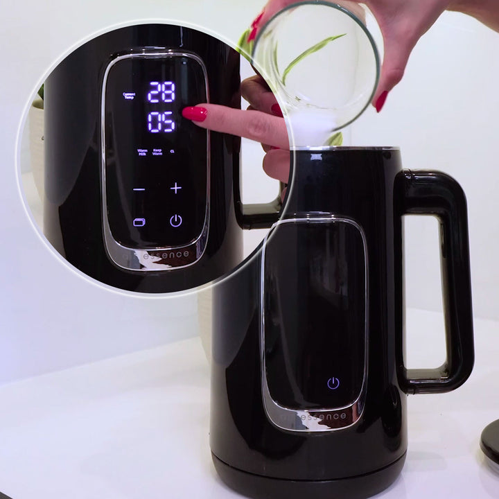 Air Essence LuminaTi Black MAX elektrische waterkoker met ontchlorings- en ontkalkingsfunctie, 2200W, inhoud 1,5L