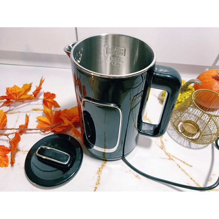 Air Essence LuminaTi Black MAX elektrische waterkoker met ontchlorings- en ontkalkingsfunctie, 2200W, inhoud 1,5L