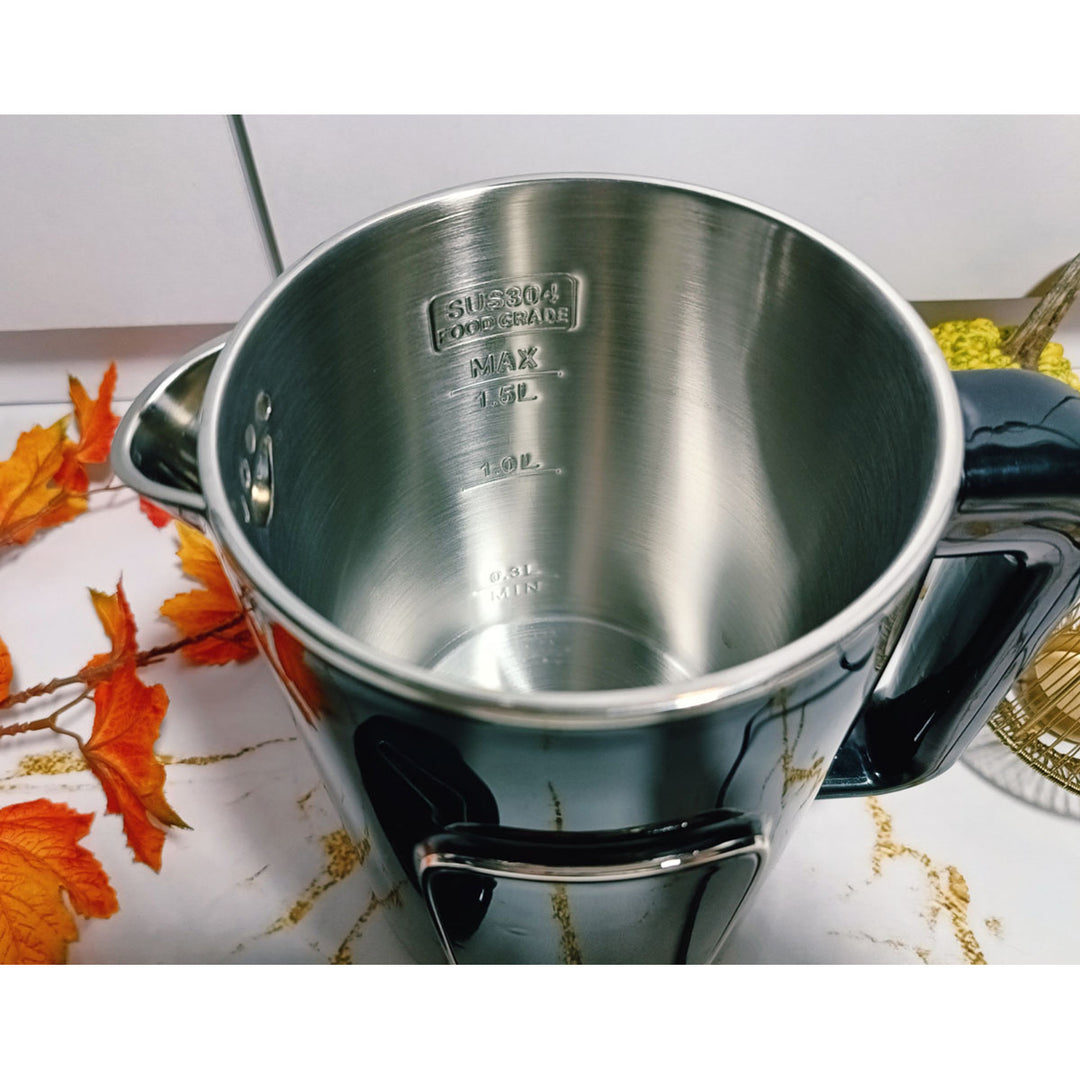 Air Essence LuminaTi Black MAX elektrische waterkoker met ontchlorings- en ontkalkingsfunctie, 2200W, inhoud 1,5L