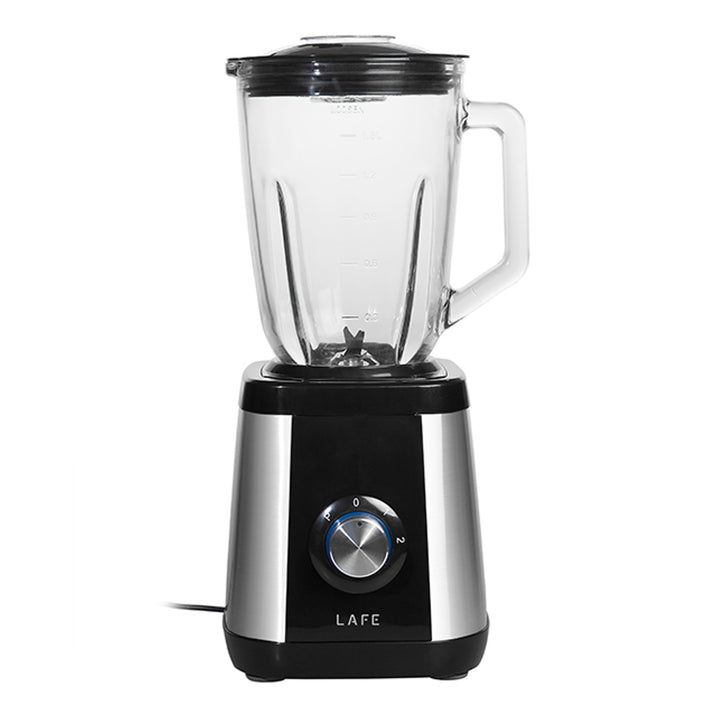 Lafe - Blender - Blender met glazen beker voor smoothies - Staafmixer - 2 snelheden - 600 W - Power Mix