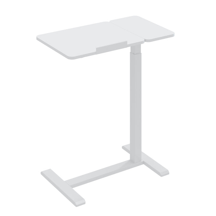 Verrijdbaar bureau/laptopstatief Maclean, wit, in hoogte verstelbaar 76-109cm, max. 30kg , MC-120 W