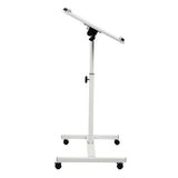 Verrijdbaar bureau/laptopstatief Maclean, wit, in hoogte verstelbaar 59-89cm, max. 30kg , MC-121 W
