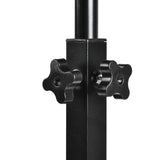 Verrijdbaar bureau/laptopstatief Maclean, zwart, in hoogte verstelbaar 59-89cm, max. 30kg , MC-121 B