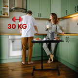 Verrijdbaar bureau/laptopstatief Maclean, zwart, in hoogte verstelbaar 59-89cm, max. 30kg , MC-121 B